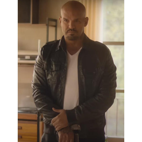 Land Of Women Kevin Amaury Nolasco Black Leather Jacket