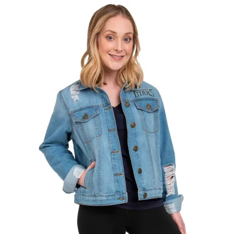 Blue Denim Tennessee Titans Jacket