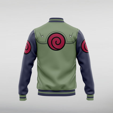 Konoha Jonin Naruto Varsity Jacket back