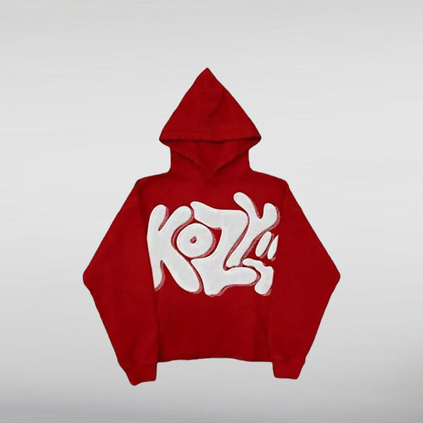 Kozy Y2k Red hoodie