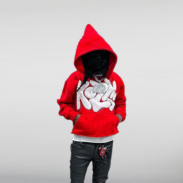 Kozy Y2k Red hoodie