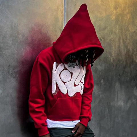 Kozy Y2k Red hoodie