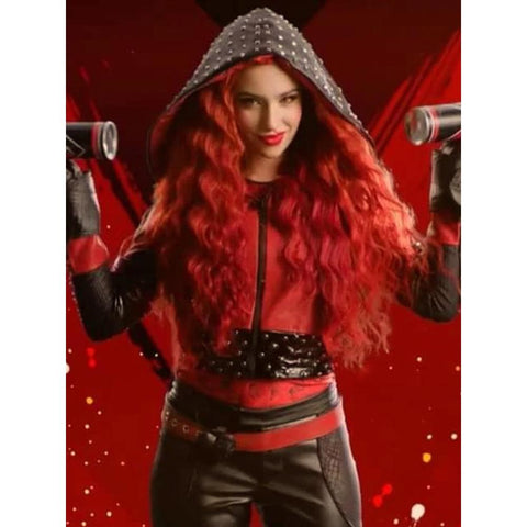 Descendants The Rise Of Red Characters Red Hooded Jacket