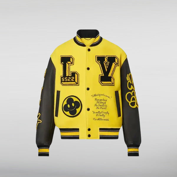 LV Varsity Jacket Yellow