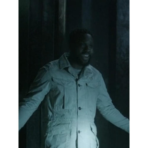 Leighton Vance Dark Matter Actor White Cotton Jacket