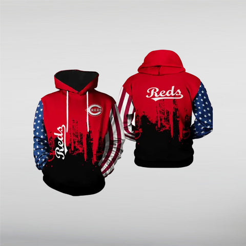 Cincinnati Reds 3D Hoodie