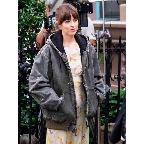 Dakota Johnson Materialists Hooded Jacket