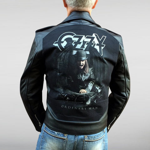 Ozzy Osbourne Biker Leather Jacket