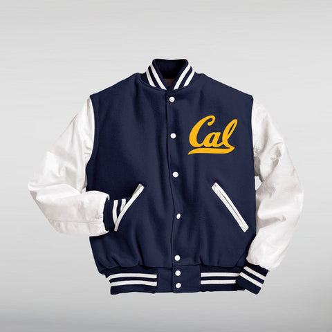 Mia Kunze Cal Blue Varsity Jacket