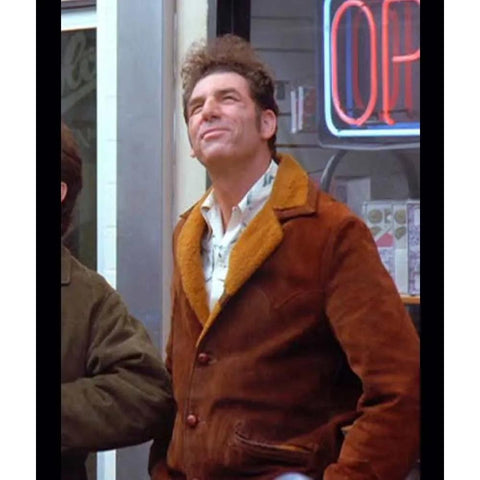 Cosmo Kramer Suede Leather Jacket