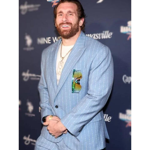 Mojo Rawley Blue Suit