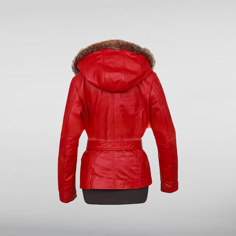 Mrs Claus Christmas Coat Back