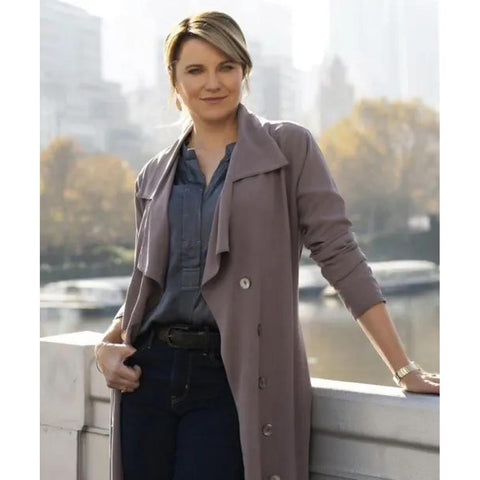 Lucy Lawless Trench Coat Brand