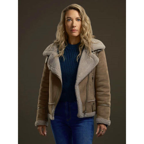 Natalie Zea Shearling Jacket