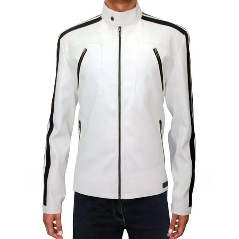 Aaron Paul Need For Speed White Jacket