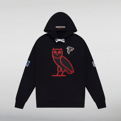 Ovo X Atlanta Falcons Owl Hoodie