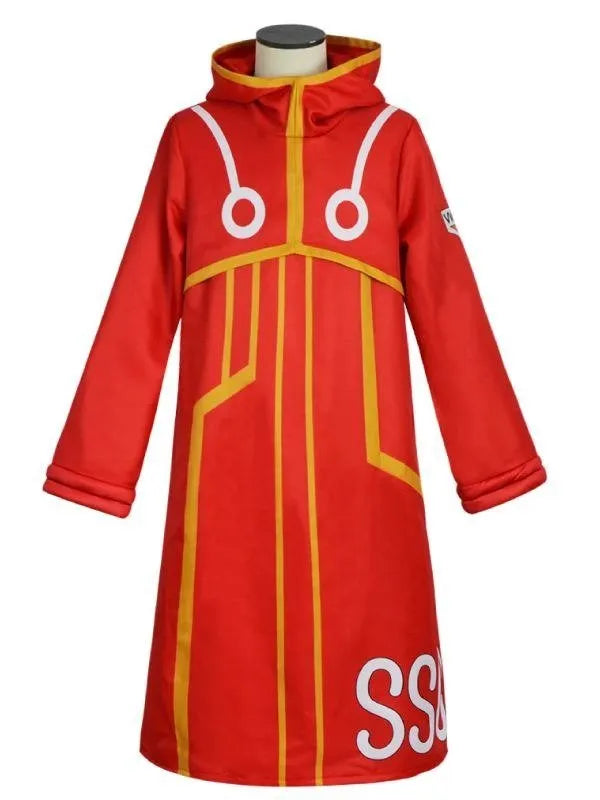 Red Hooded Monkey D Luffy Coat