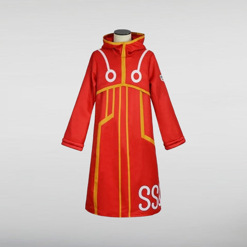 Red Hooded Monkey D Luffy Coat