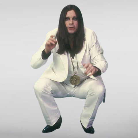 Ozzy Osbourne White Suit