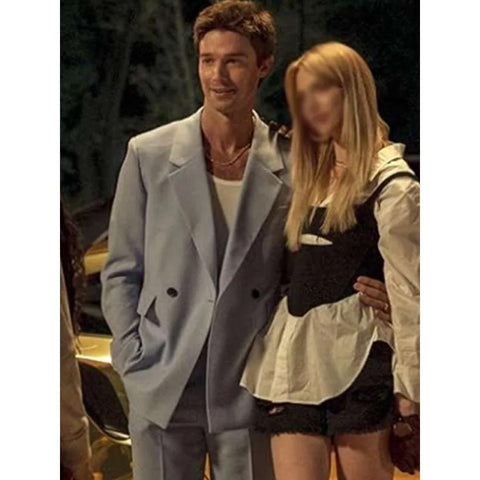 Patrick Schwarzenegger Gen V Blue Blazer