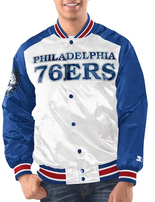Philadelphia 76ers Renegade Satin Jacket