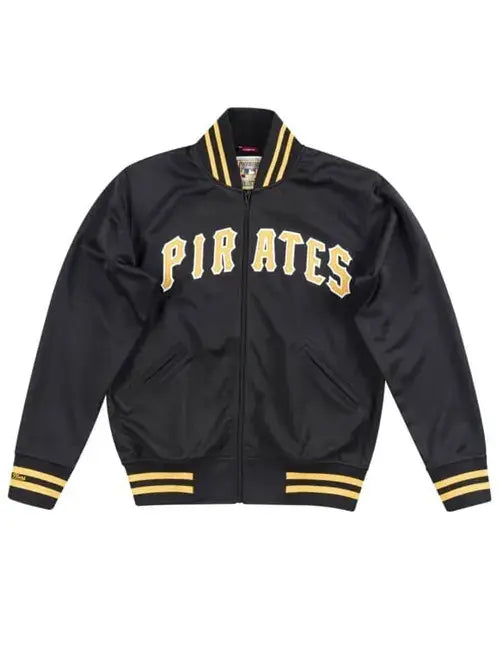 Pittsburgh Pirates Bomber  Black Jacket