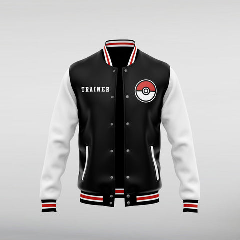 Poke League Champion Pokemon Varsity jacket