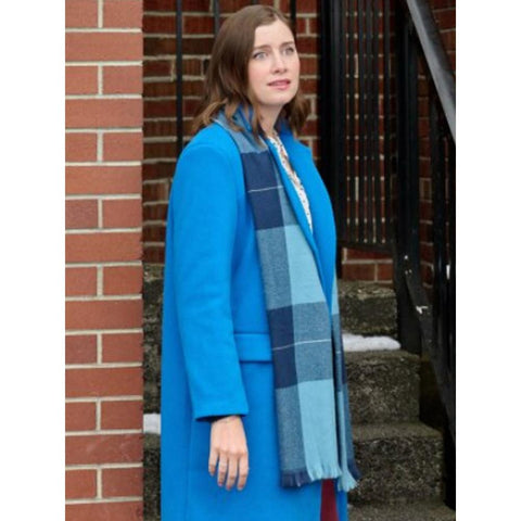 Miss Rachel Round And Round The Garden Blue Trench Coat