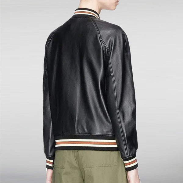 Rexy Leather Varsity Jacket