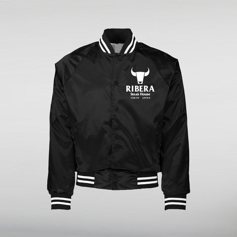 Ribera Wrestling Bomber Satin Jacket