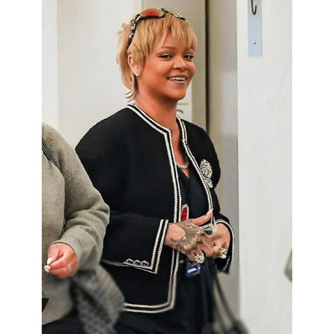 Rihanna Tweed Jacket