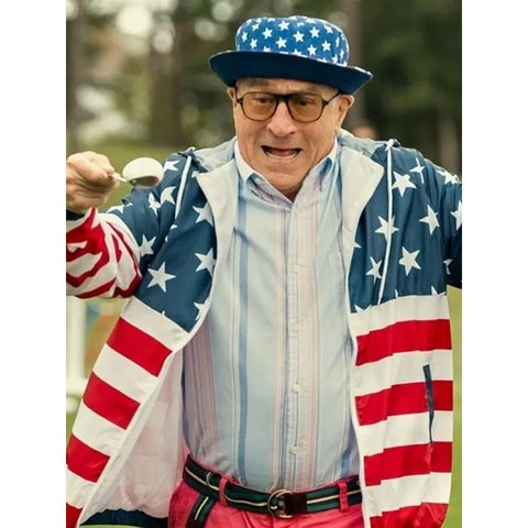 All About My Father Robert De Niro Usa Flag Jacket