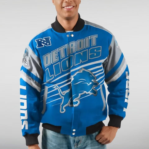 Rodrique Detroit Lions Bomber Jacket