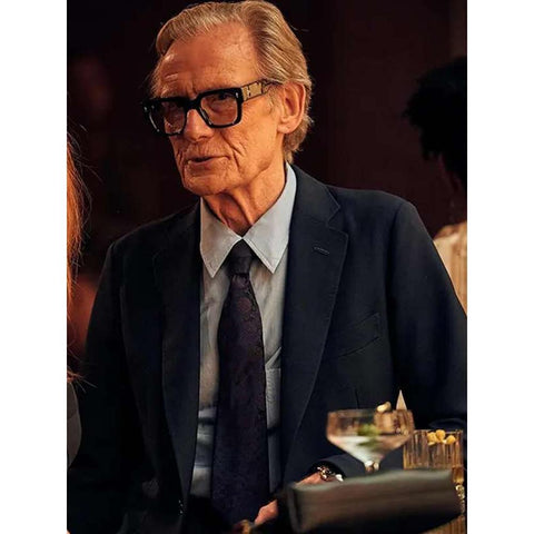 Bill Nighy Role Play 2024 Black Blazer