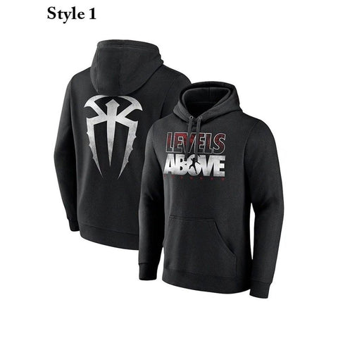 Roman Reigns Levels Above Black Hoodie