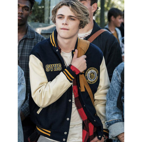 Ryan Billy Barratt 2024 Blue Varsity Jacket