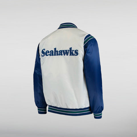 Seahawks Satin Jacket Back