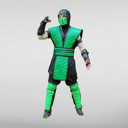 Sub Zero Mortal Kombat Reptile Green Vest