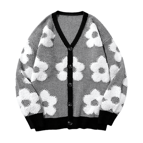 Skeleton Cardigan Mens