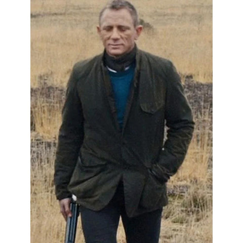 James Bond Daniel Craig Skyfall Brown Cotton Jacket