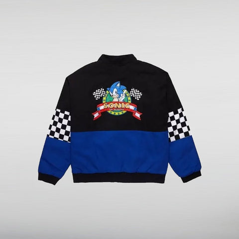 Sonic The Hedgehog Checkered Racing Jacket