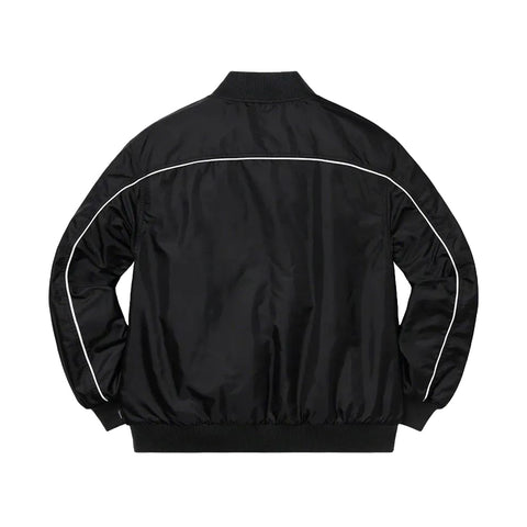 Supreme Contrast Script Varsity Black Jacket