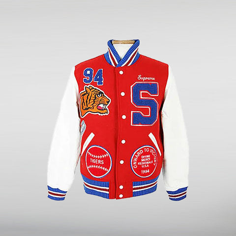 Supreme Tiger Varsity Jacket