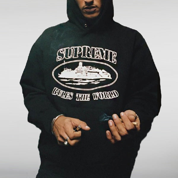 Supreme x Corteiz Rule The World Hoodie