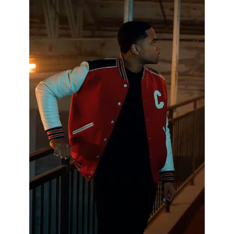 Michael Rainey Jr Power Ghost Varsity Jacket