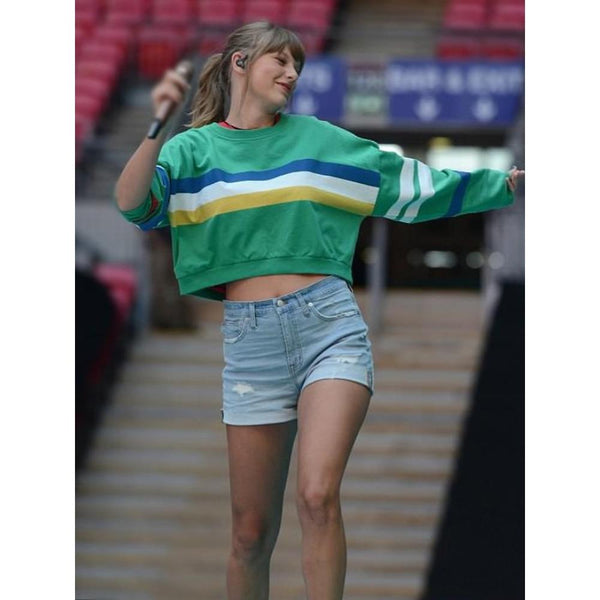 Taylor Swift Green Sweatshirt