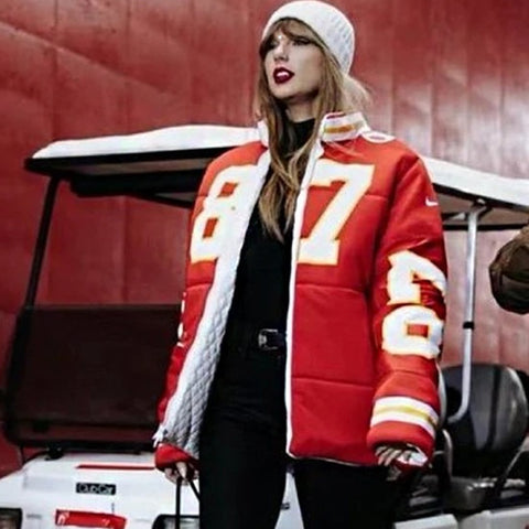 Taylor Swift Chiefs Puffer Jacket