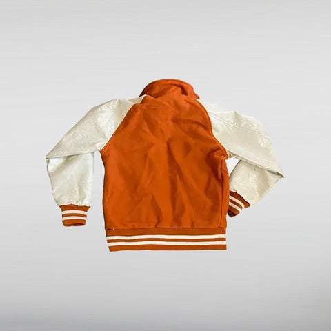 Texas Longhorn Orange Varsity Jacket