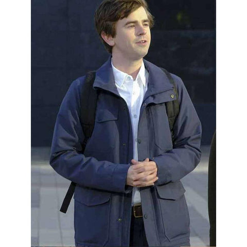 Freddie Highmore Shaun Murphy The Good Doctor Blue Jacket