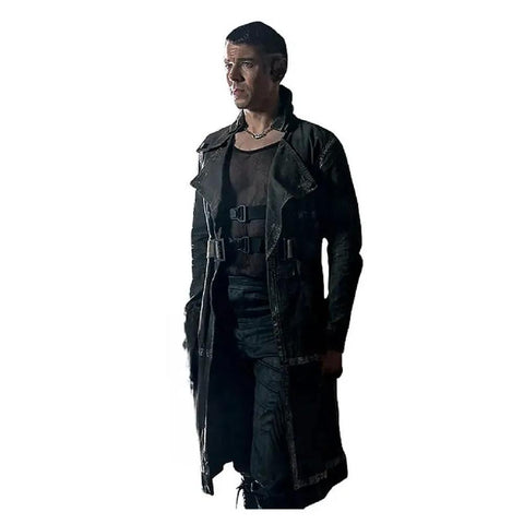 Berg Brian J Smith Black Trench Coat